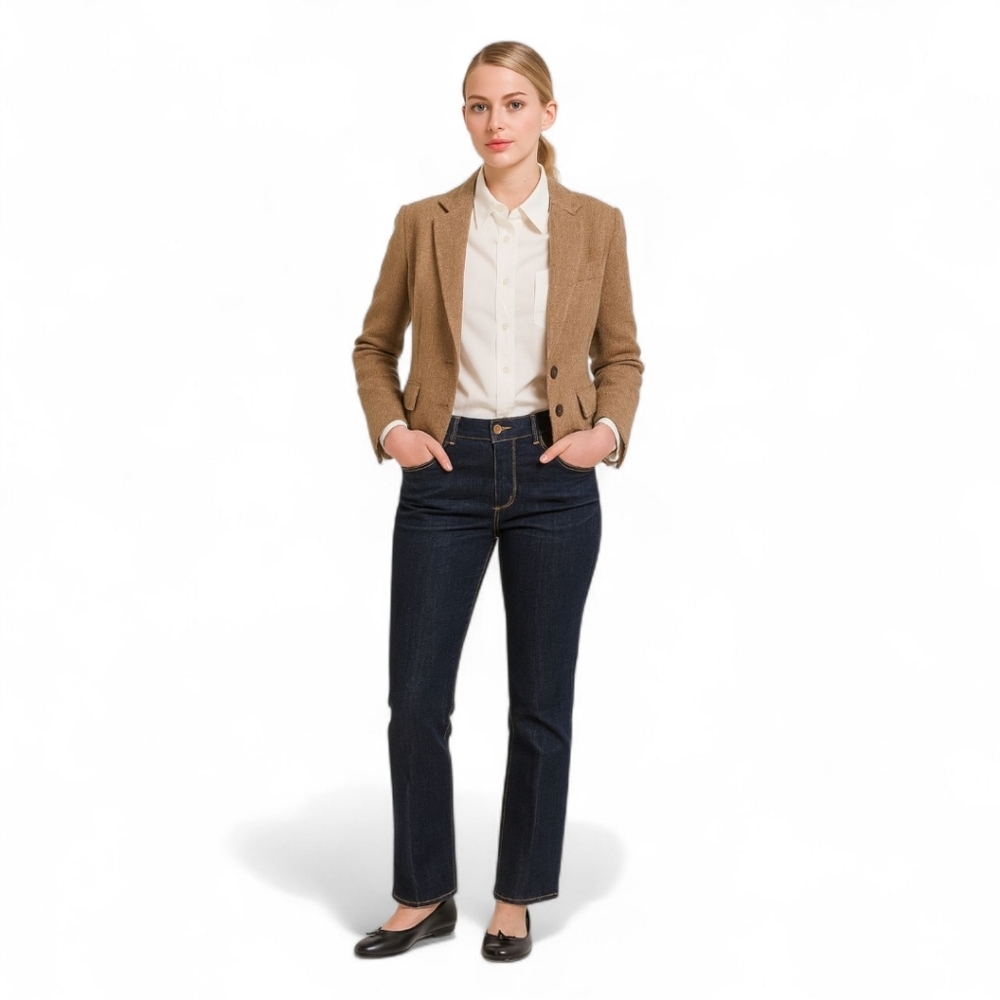 Joop! Designer Luxury Straight Leg Office Preppy Party Denim Jeans - Women's